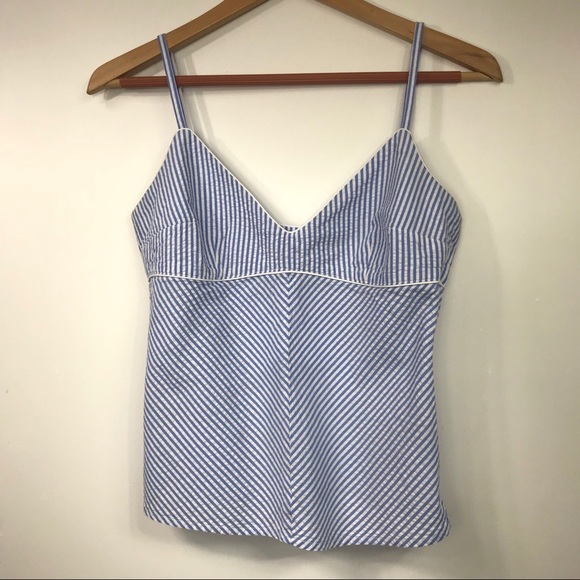 H&M Tops - H&M Spaghetti Strap Striped Top Size 8